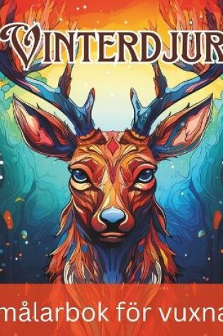 Cover of Vinterdjur målarbok för vuxna
