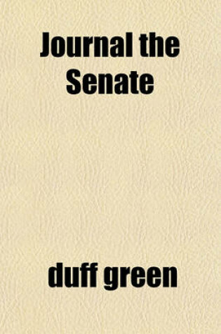 Cover of Journal the Senate