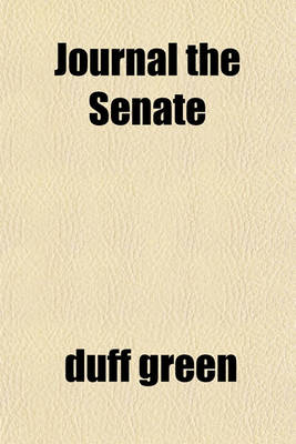 Book cover for Journal the Senate