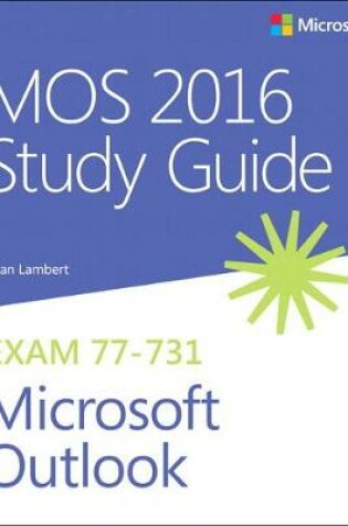 Cover of MOS 2016 Study Guide for Microsoft Outlook