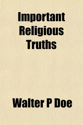 Book cover for Important Religious Truths