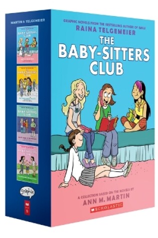 Cover of The Baby-Sitters Club #1-4 Graphic Novel Box Set