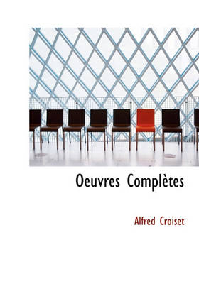 Book cover for Oeuvres Completes