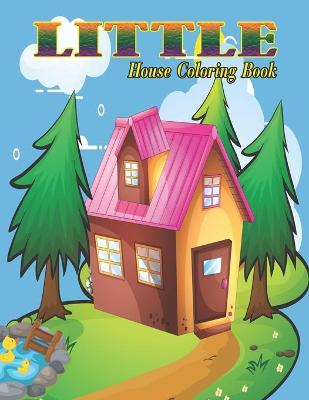 Book cover for Little House Coloring Book