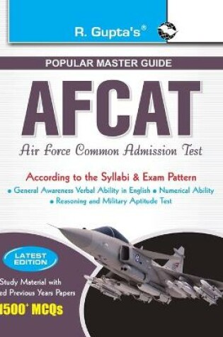 Cover of AFCAT for Flying and Technical Branch