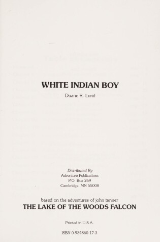Cover of White Indian Boy