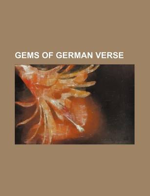 Book cover for Gems of German Verse