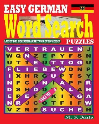 Book cover for Easy German Word Search Puzzles. Vol. 4