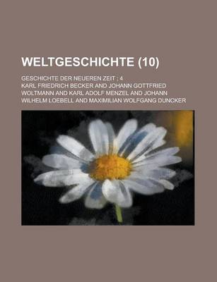 Book cover for Weltgeschichte (10)