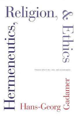 Book cover for Hermeneutics, Religion, and Ethics