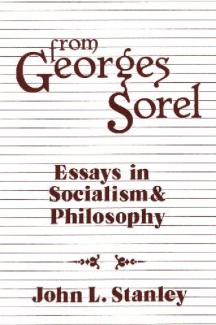 Cover of From Georges Sorel