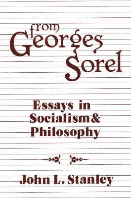 Book cover for From Georges Sorel