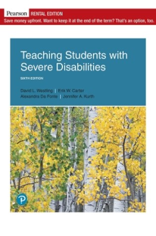 Cover of Teaching Students with Severe Disabilities [RENTAL EDITION]