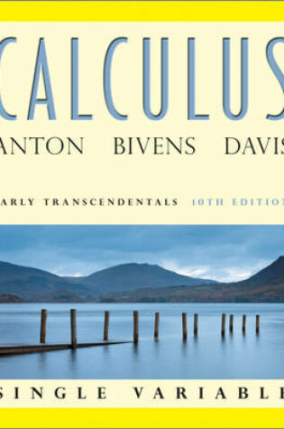 Cover of Calculus: Early Transcendentals Single Variable 10e + WileyPLUS Registration Card