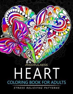 Book cover for Mindfulness Heart Coloring Book for Adults