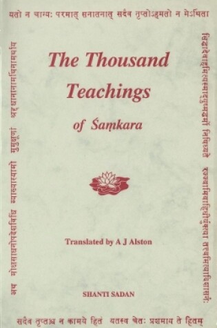 Cover of Upadeshasahasri - Thousand Teachings of Shankara