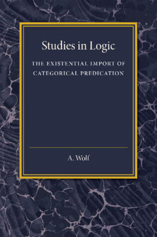 Cover of The Existential Import of Categorical Predication