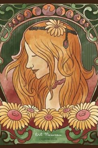 Cover of Art Nouveau Coloring Book