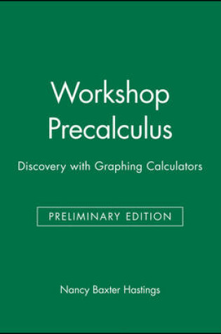 Cover of Workshop Precalculus