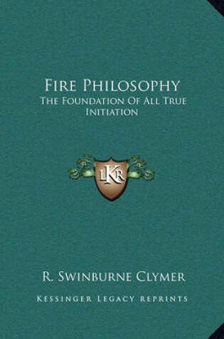 Cover of Fire Philosophy
