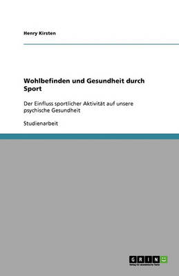 Book cover for Wohlbefinden und Gesundheit durch Sport