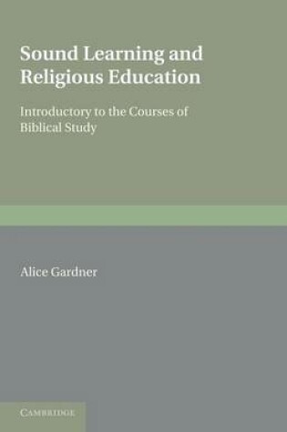 Cover of Sound Learning and Religious Education