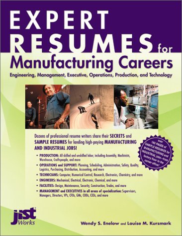 Book cover for Expert Resume Manufac Indust P