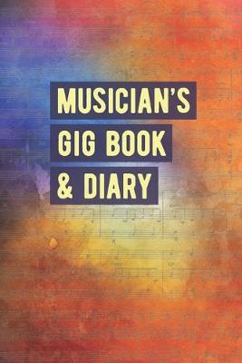 Book cover for Musician's Gig Book & Diary