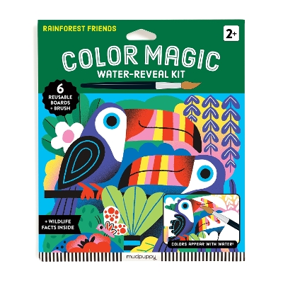 Book cover for Rainforest Friends Color Magic Water-Reveal Kit