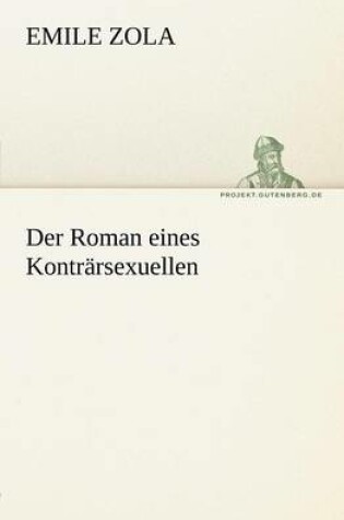 Cover of Der Roman Eines Kontrarsexuellen