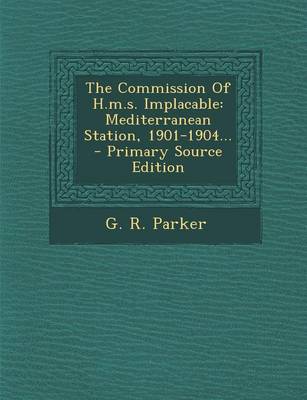 Book cover for The Commission of H.M.S. Implacable