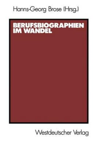 Cover of Berufsbiographien im Wandel