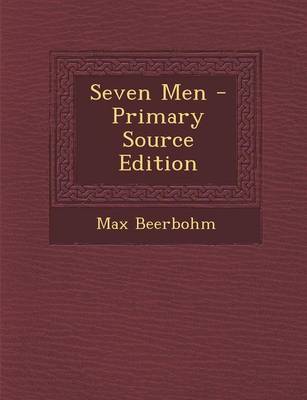 Book cover for Seven Men - Primary Source Edition
