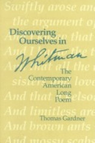 Cover of Discovering Ourselves in Whitman