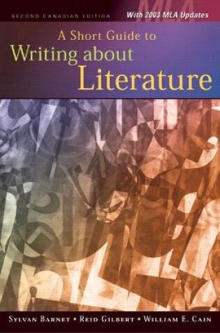 Cover of Short Guide to Writing About Literature Second Canadian Edition