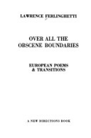 Cover of OVER ALL THE OBS BOUND CL