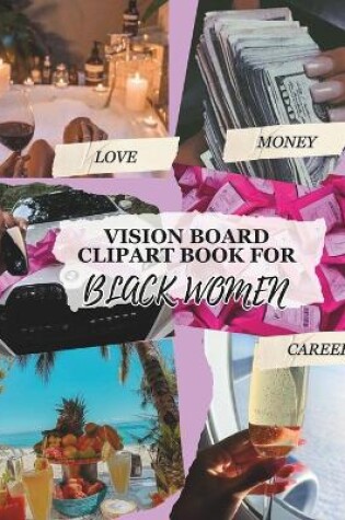 Cover of Vison Board Clip Art Book for Black Women