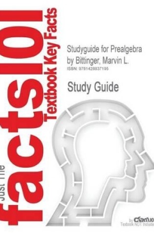 Cover of Studyguide for Prealgebra by Bittinger, Marvin L., ISBN 9780321331908