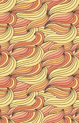 Cover of Journal Notebook Abstract Waves Oranges