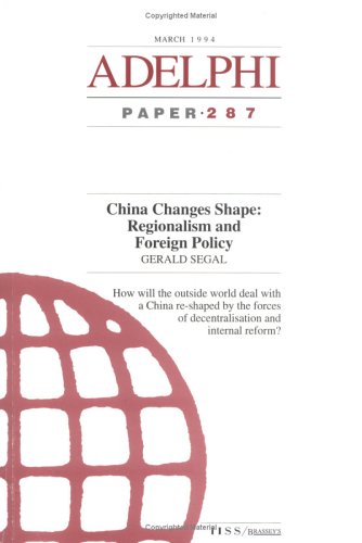 Cover of China Changes Shape