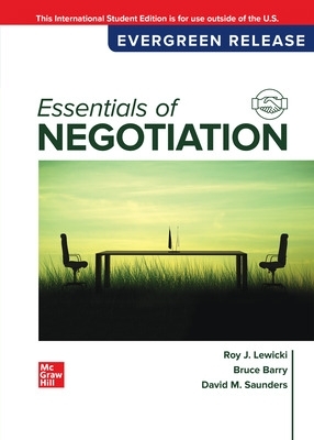 Book cover for Essentials of Negotiation: 2024 Release ISE