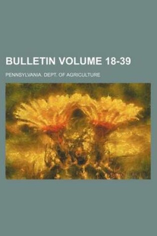 Cover of Bulletin Volume 18-39