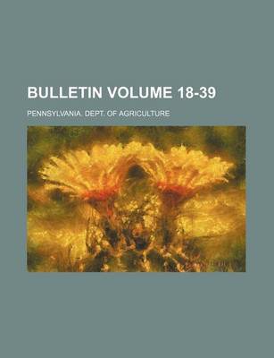 Book cover for Bulletin Volume 18-39