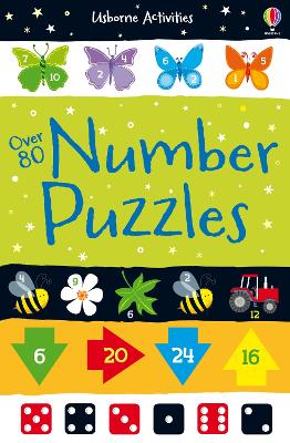 Book cover for Over 80 Number Puzzles