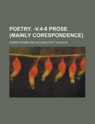 Book cover for Poetry. -V.4-6 Prose (Mainly Corespondence)