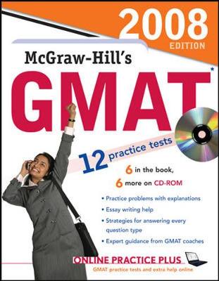 Book cover for McGraw-Hill's GMAT with CD, 2008 Edition