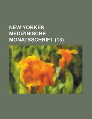 Book cover for New Yorker Medizinische Monatsschrift (13)