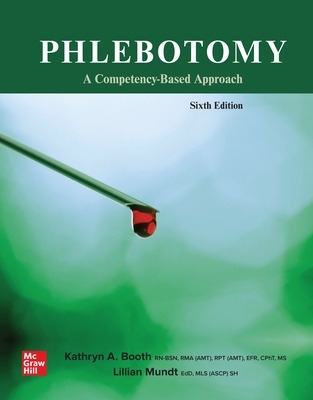 Book cover for Phlebotomy: A Competency Based Approach