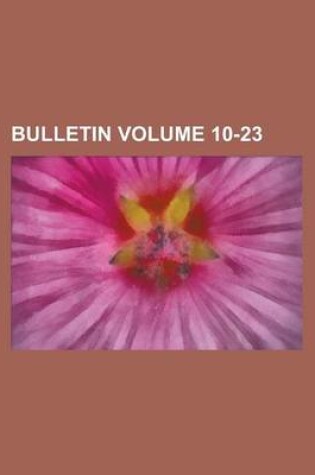 Cover of Bulletin Volume 10-23