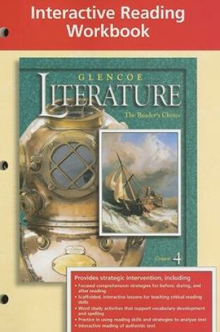 Cover of Glencoe Literature Interactive Reading Workbook Grade 9